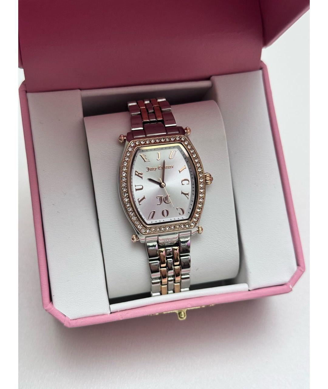 JUICY COUTURE Серебряные металлические часы, фото 4