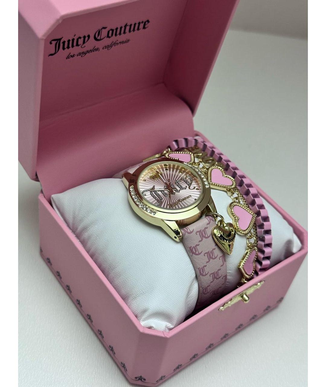 JUICY COUTURE Розовые металлические часы, фото 2