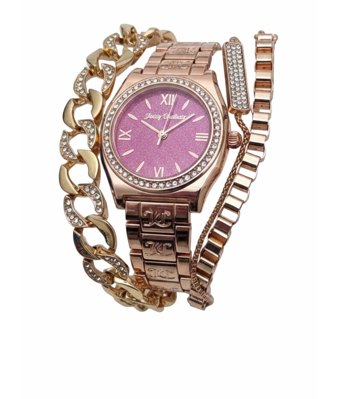 JUICY COUTURE Золотые металлические часы, фото 1