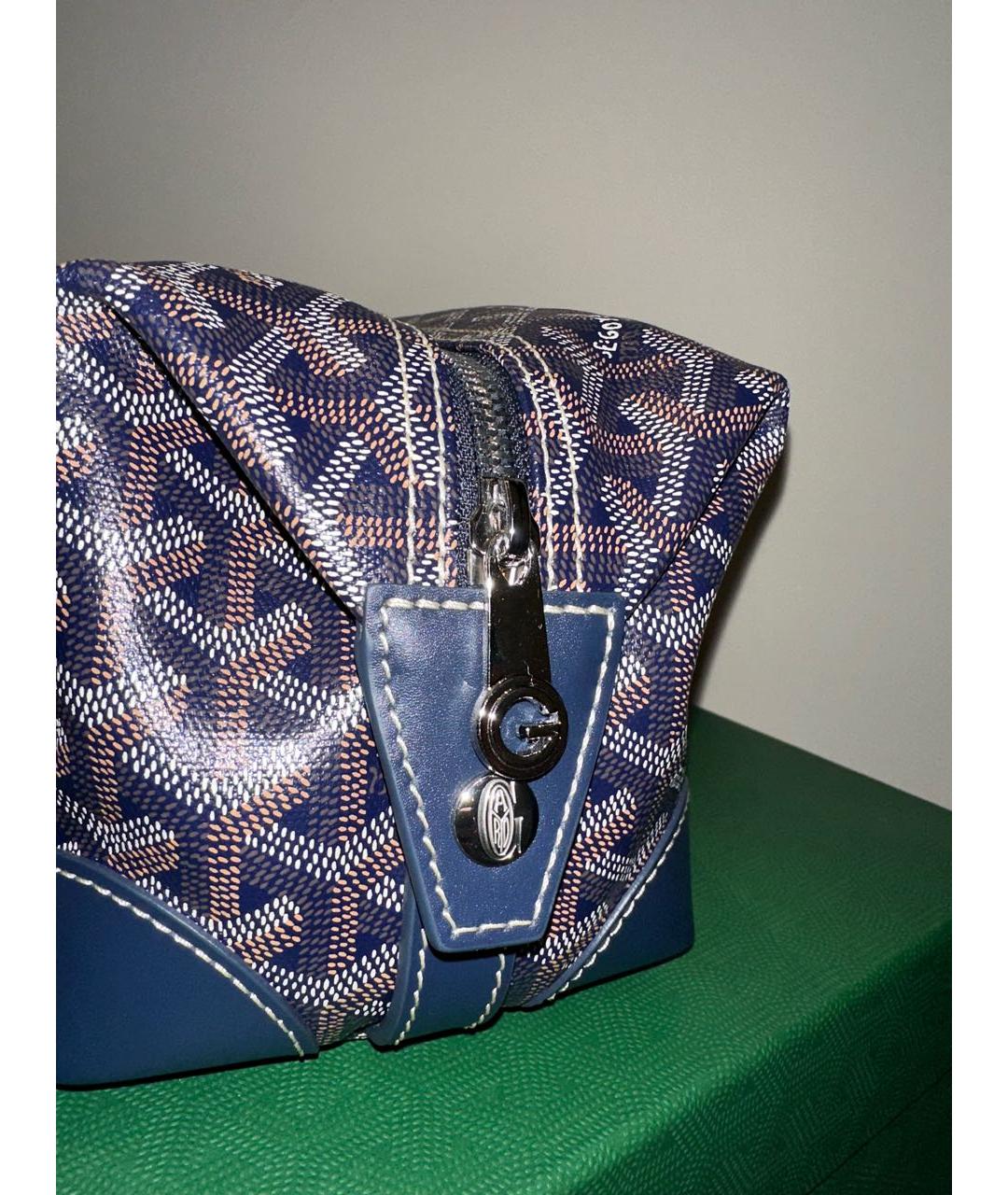 GOYARD Темно-синяя косметичка, фото 3
