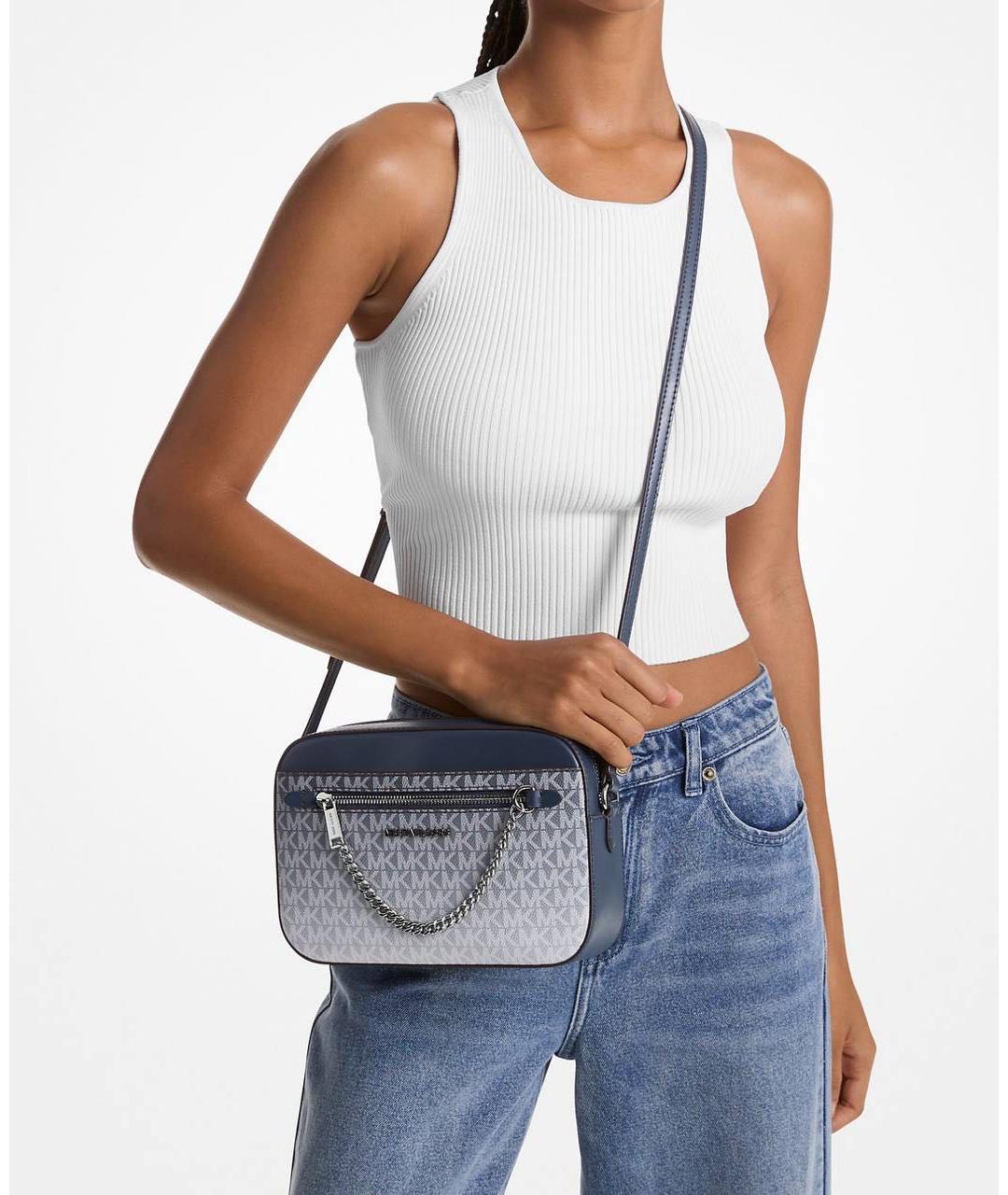 MICHAEL KORS Темно-синяя сумка через плечо, фото 4