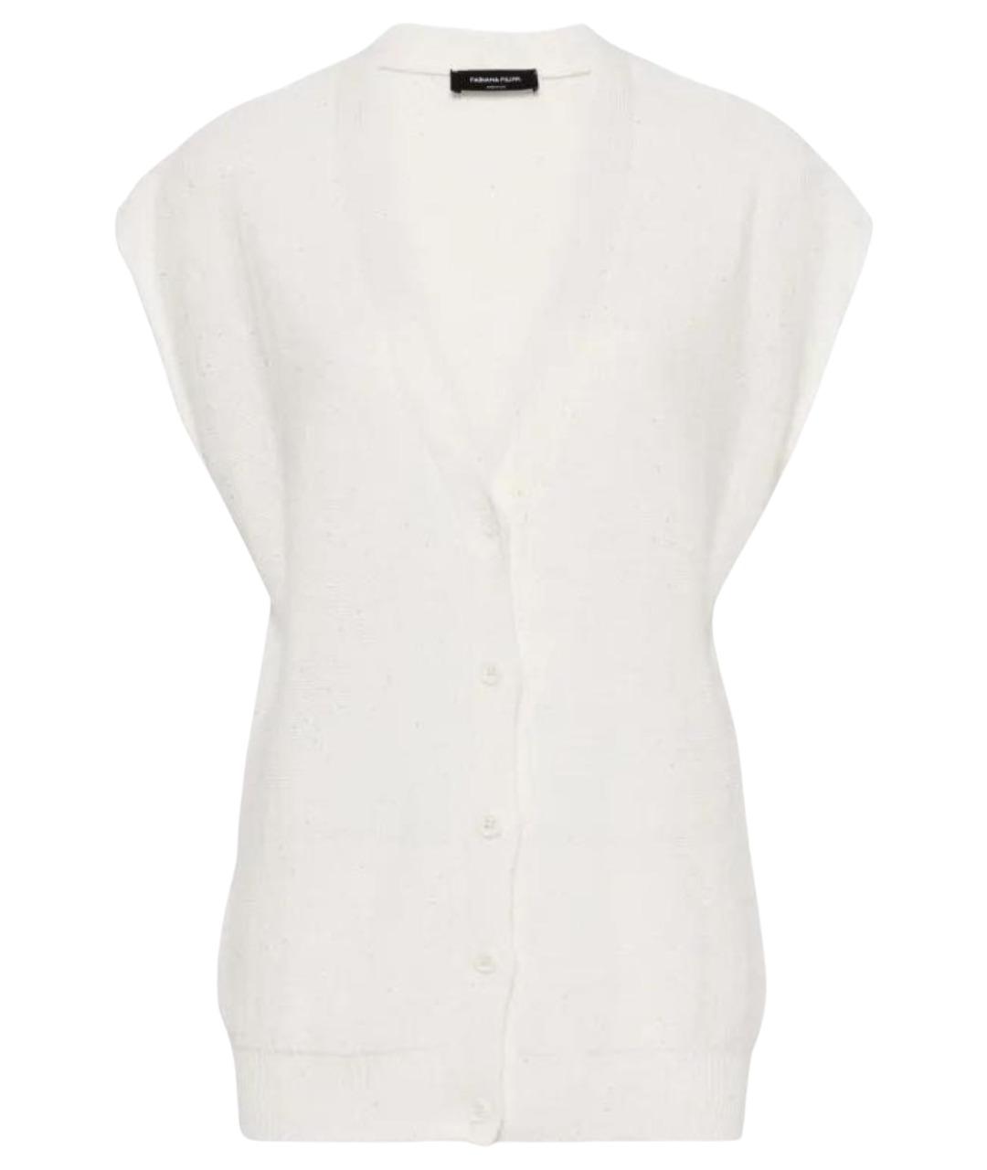 FABIANA FILIPPI Белая жилетка, фото 1