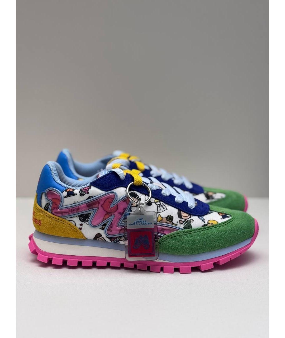 MARC JACOBS Мульти замшевые кроссовки, фото 4