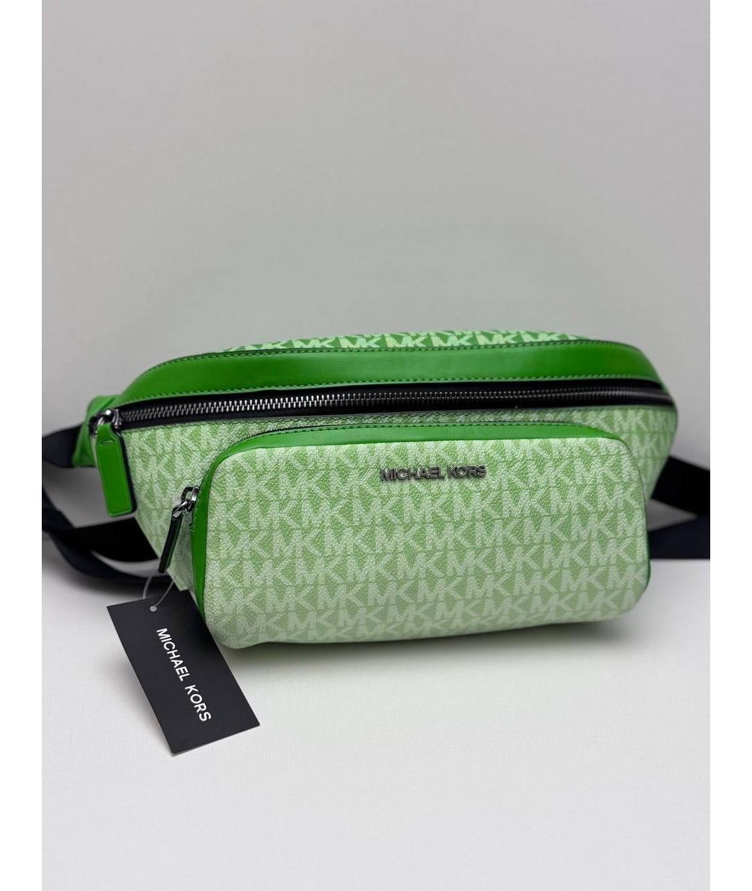 MICHAEL KORS Зеленая поясная сумка, фото 5