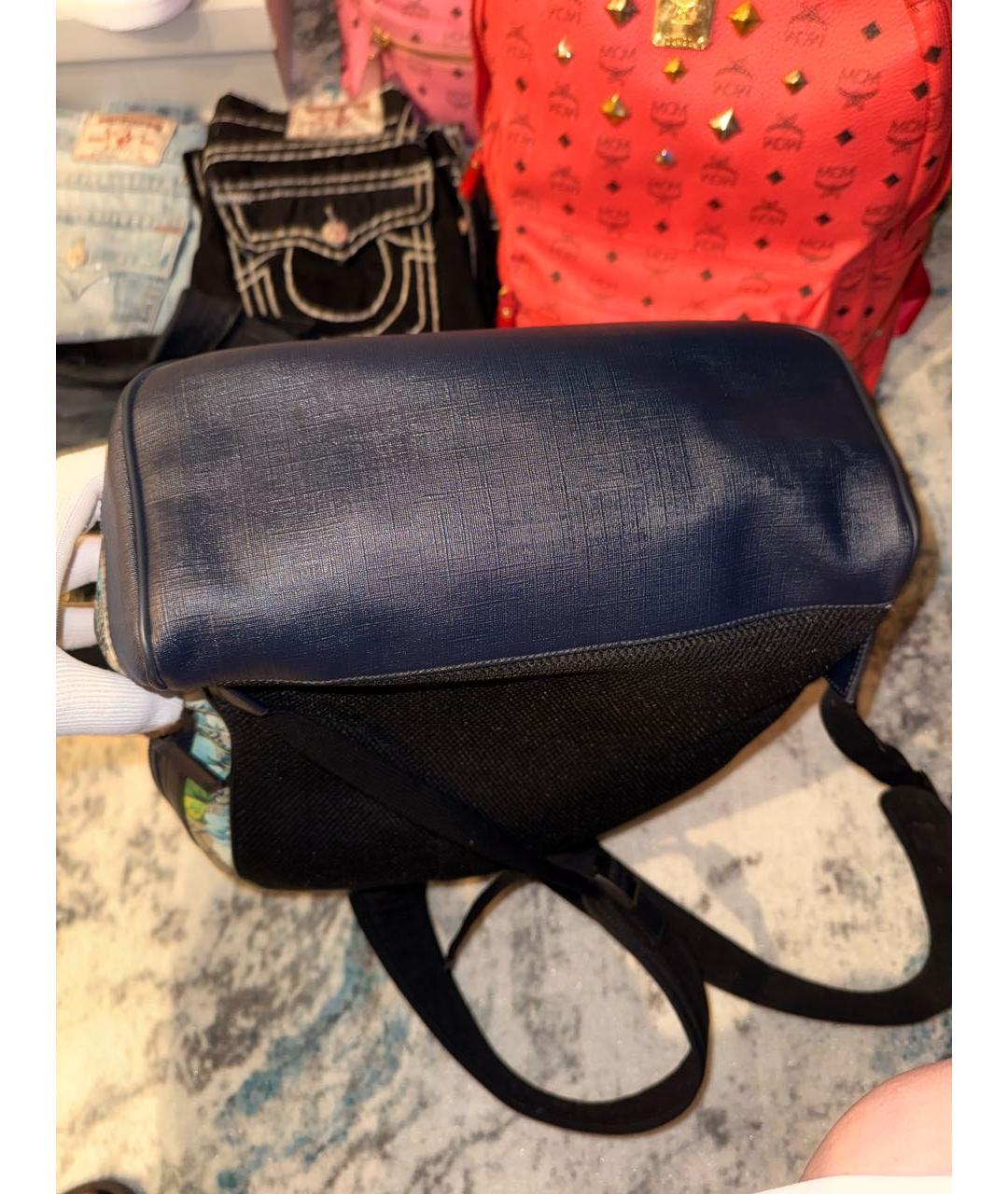 GUCCI Бежевый кожаный рюкзак, фото 5