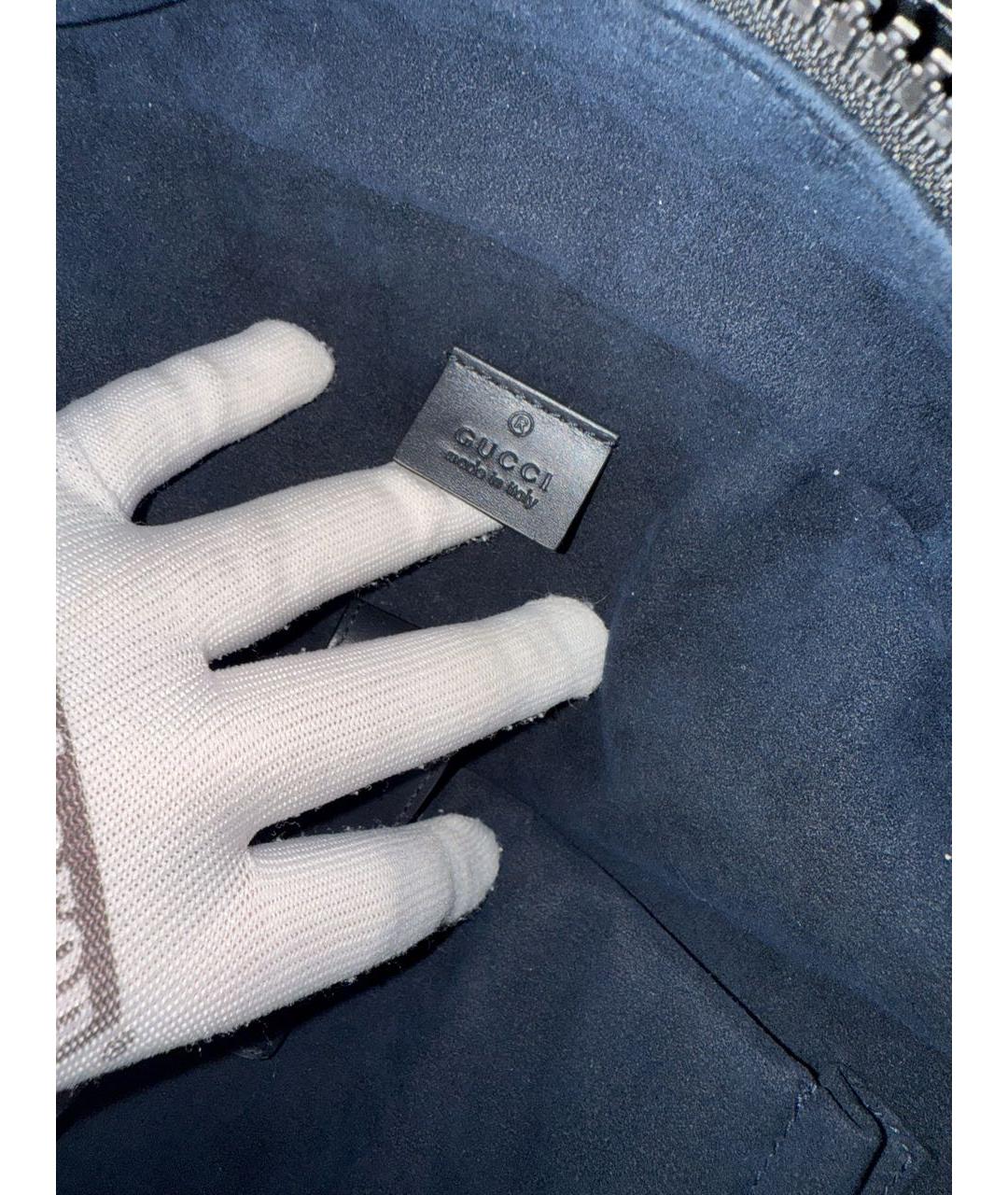 GUCCI Бежевый кожаный рюкзак, фото 7