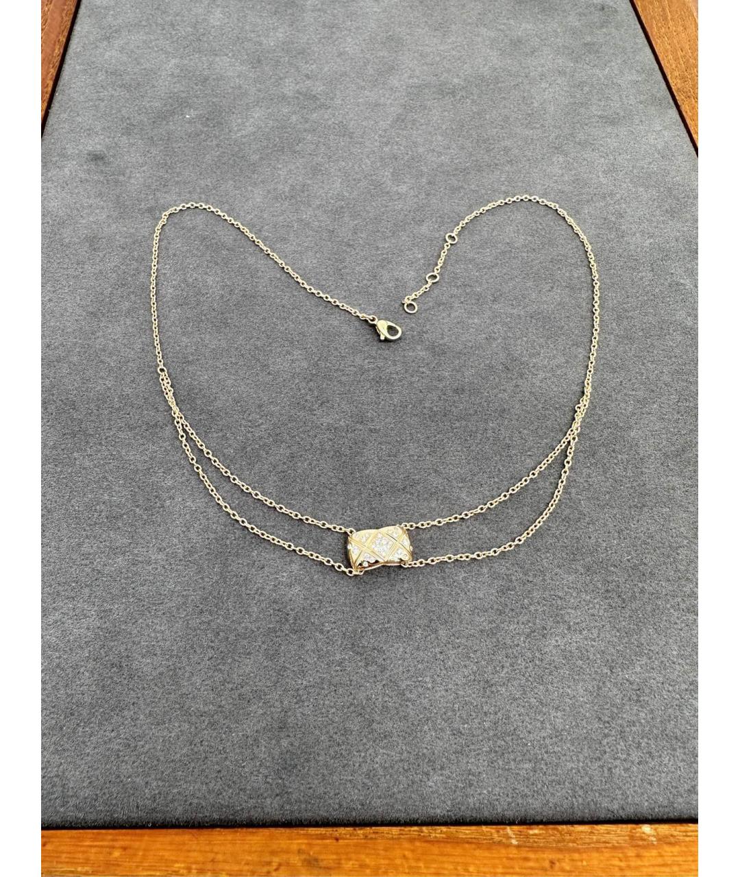 CHANEL Золотое колье из желтого золота, фото 6