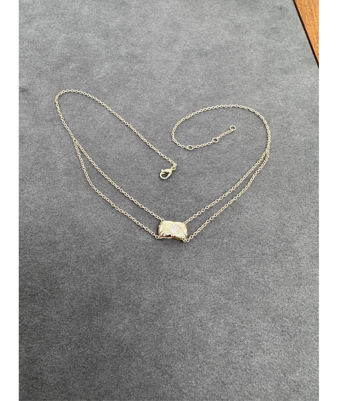 CHANEL Золотое колье из желтого золота, фото 3