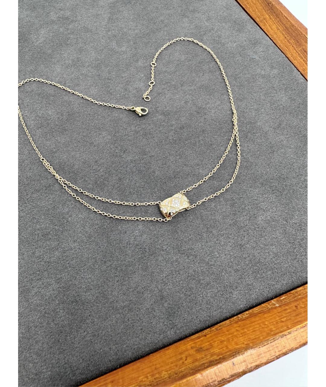 CHANEL Золотое колье из желтого золота, фото 2