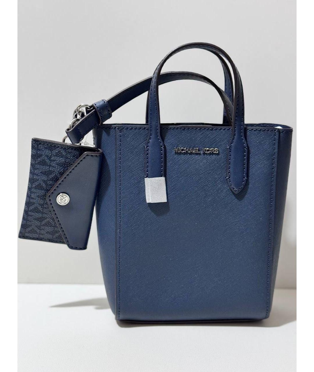 MICHAEL KORS Синяя сумка с короткими ручками, фото 5