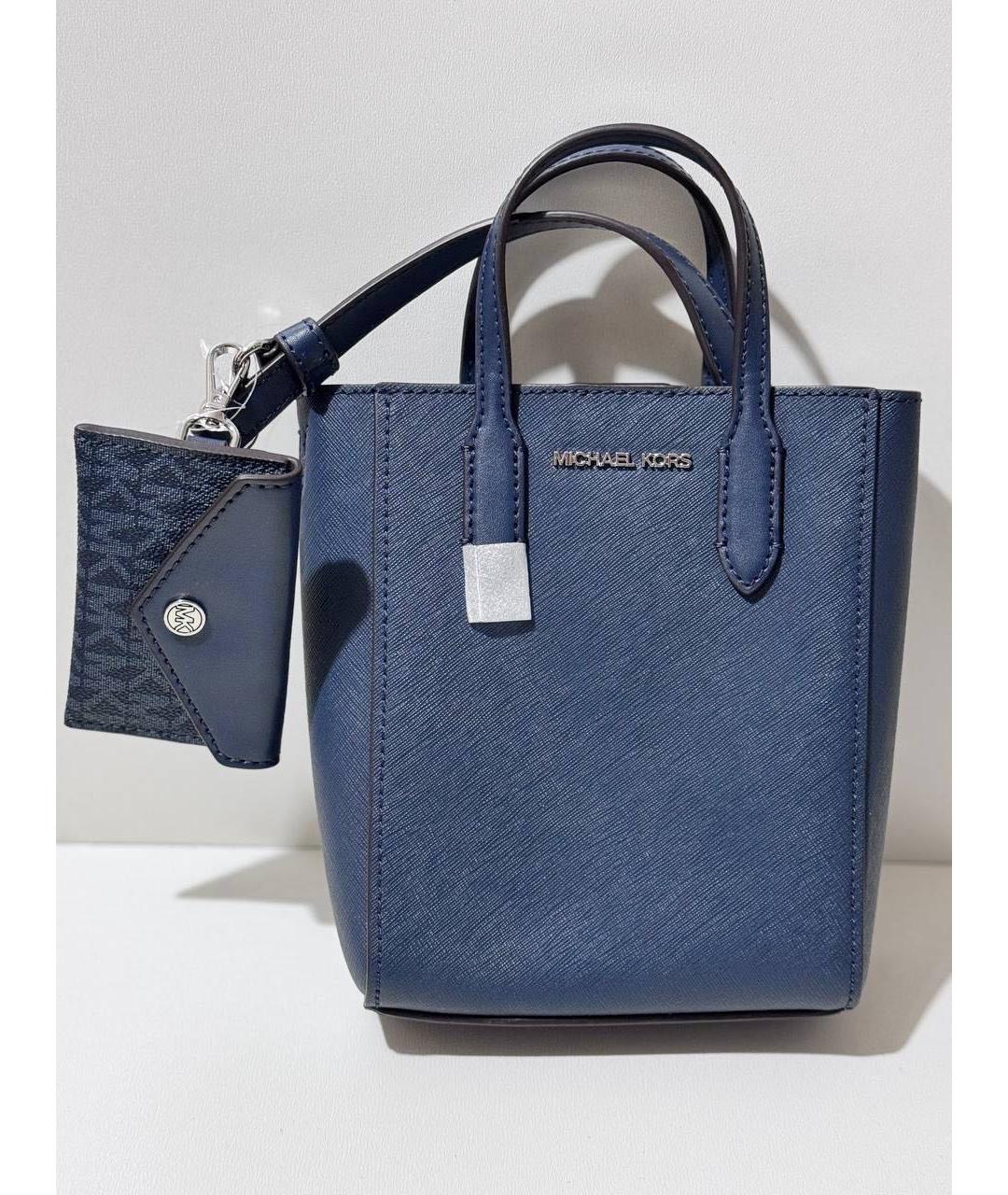 MICHAEL KORS Синяя сумка с короткими ручками, фото 3