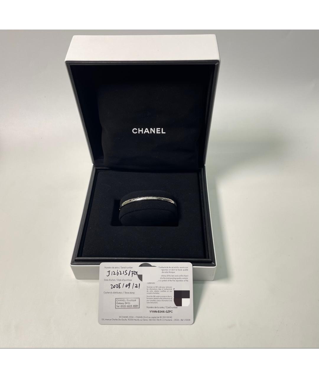 CHANEL Серебрянный браслет из белого золота, фото 2