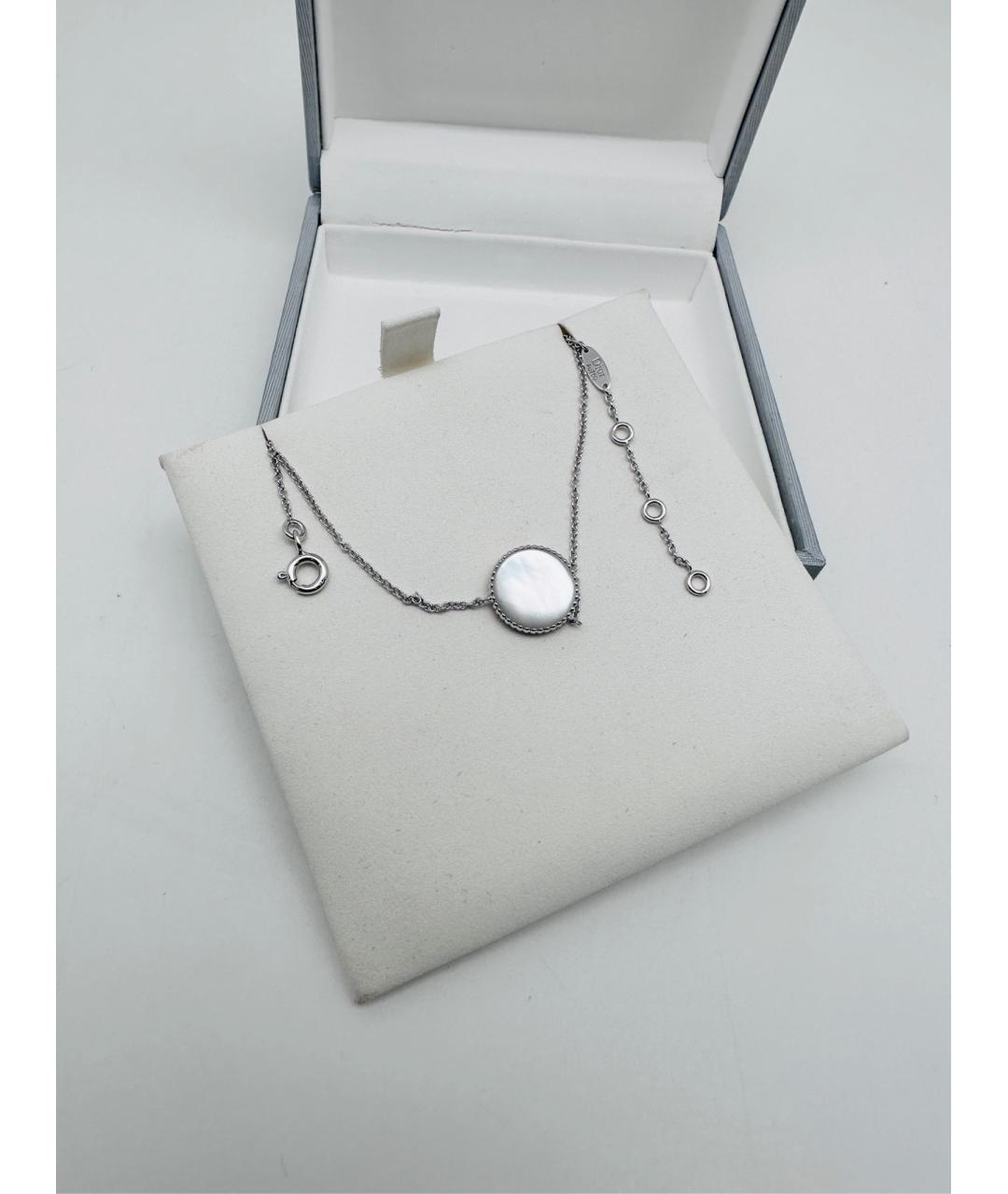 CHRISTIAN DIOR Серебряное колье из белого золота, фото 5