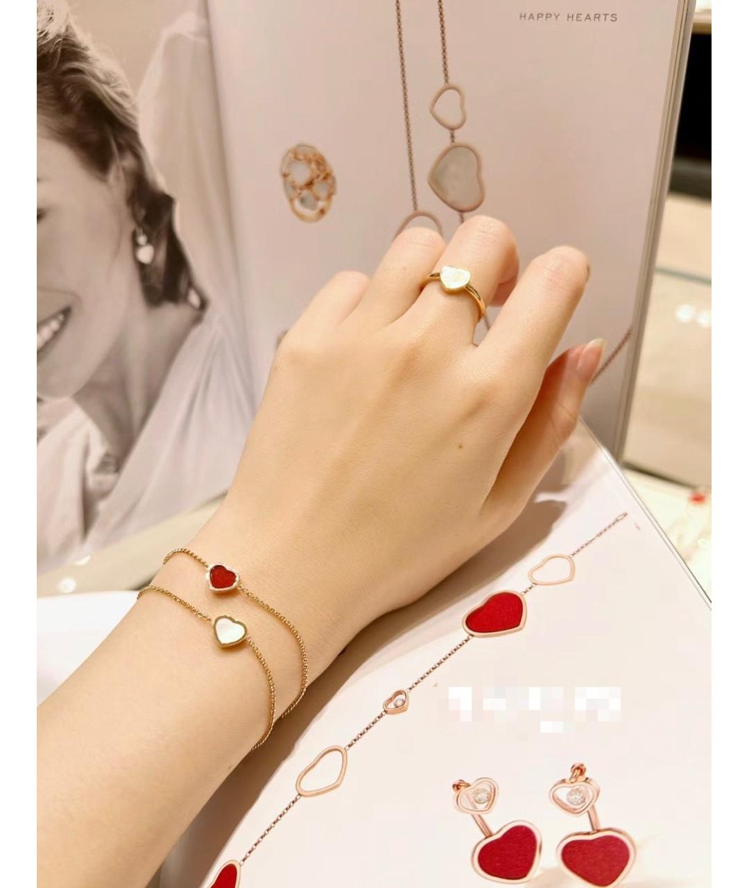 CHOPARD Красный браслет из розового золота, фото 5