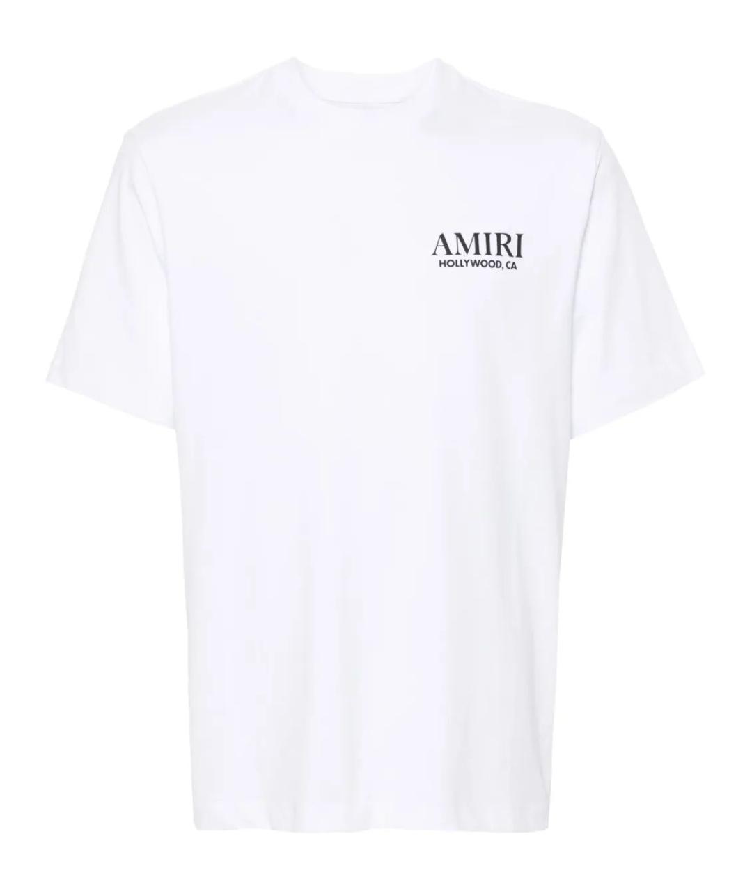 AMIRI Белая хлопковая футболка, фото 1