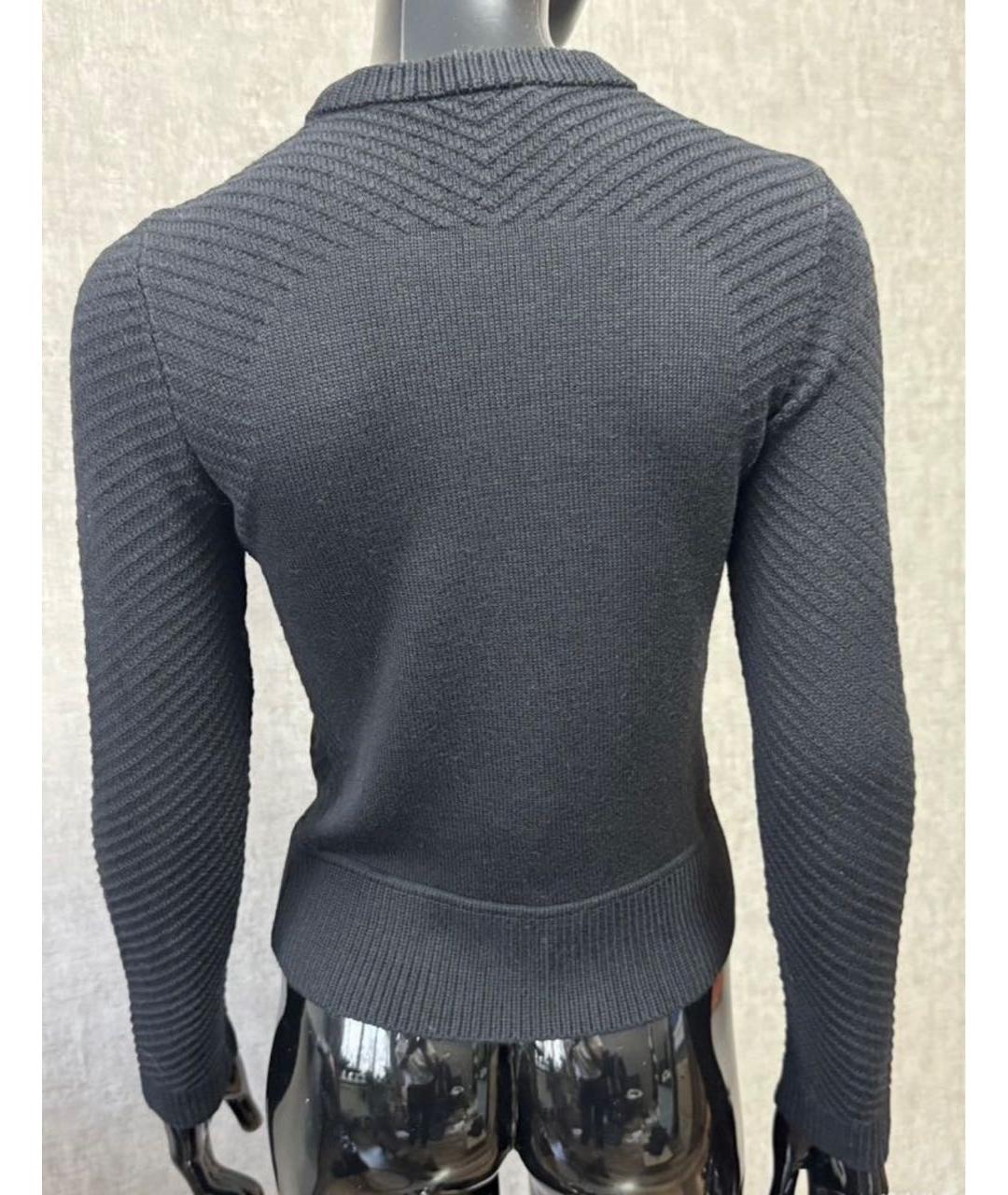 PHILIPP PLEIN Черный шерстяной джемпер / свитер, фото 2