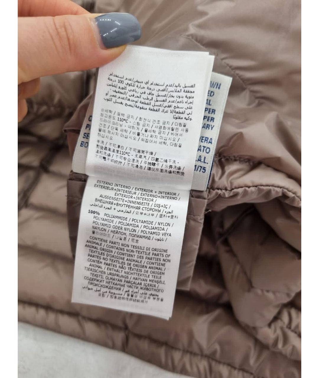 MONCLER Горчичная куртка, фото 7