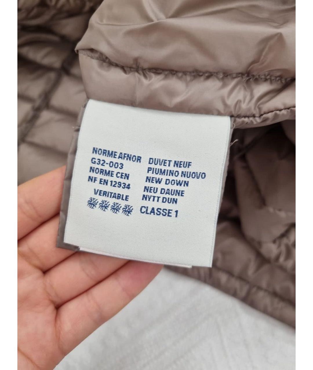 MONCLER Горчичная куртка, фото 6