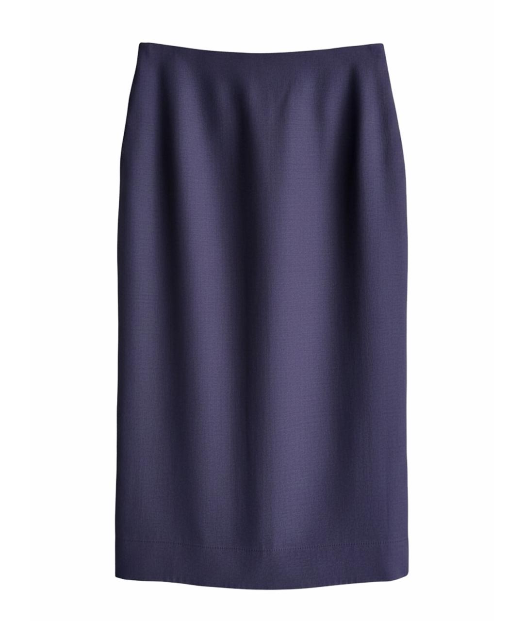 VALENTINO Темно-синяя юбка макси, фото 1