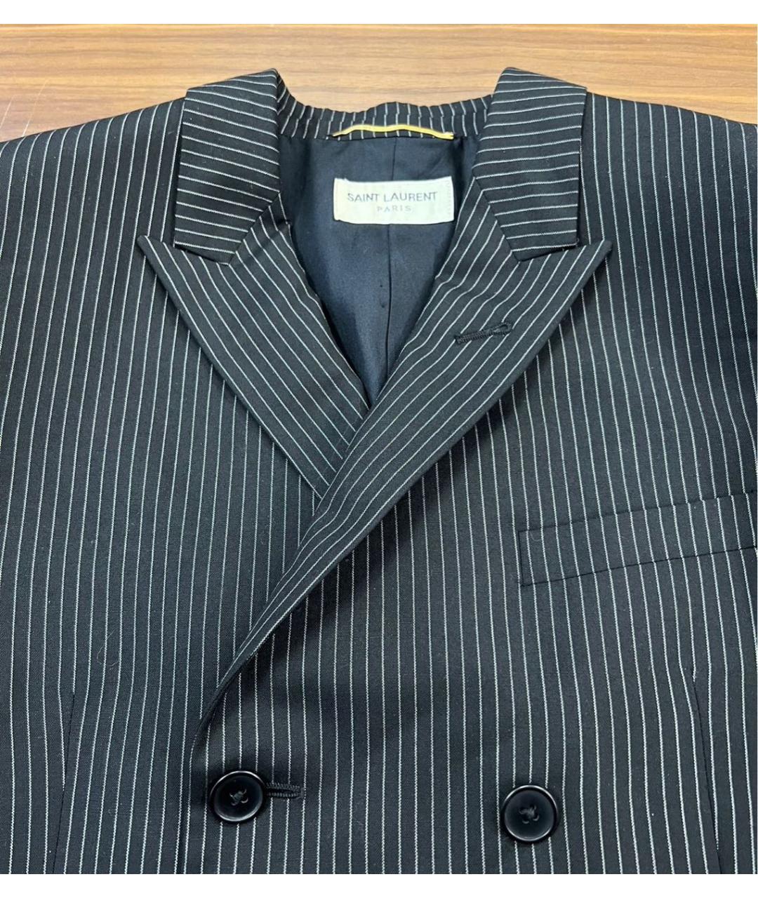 SAINT LAURENT Черный жакет/пиджак, фото 2