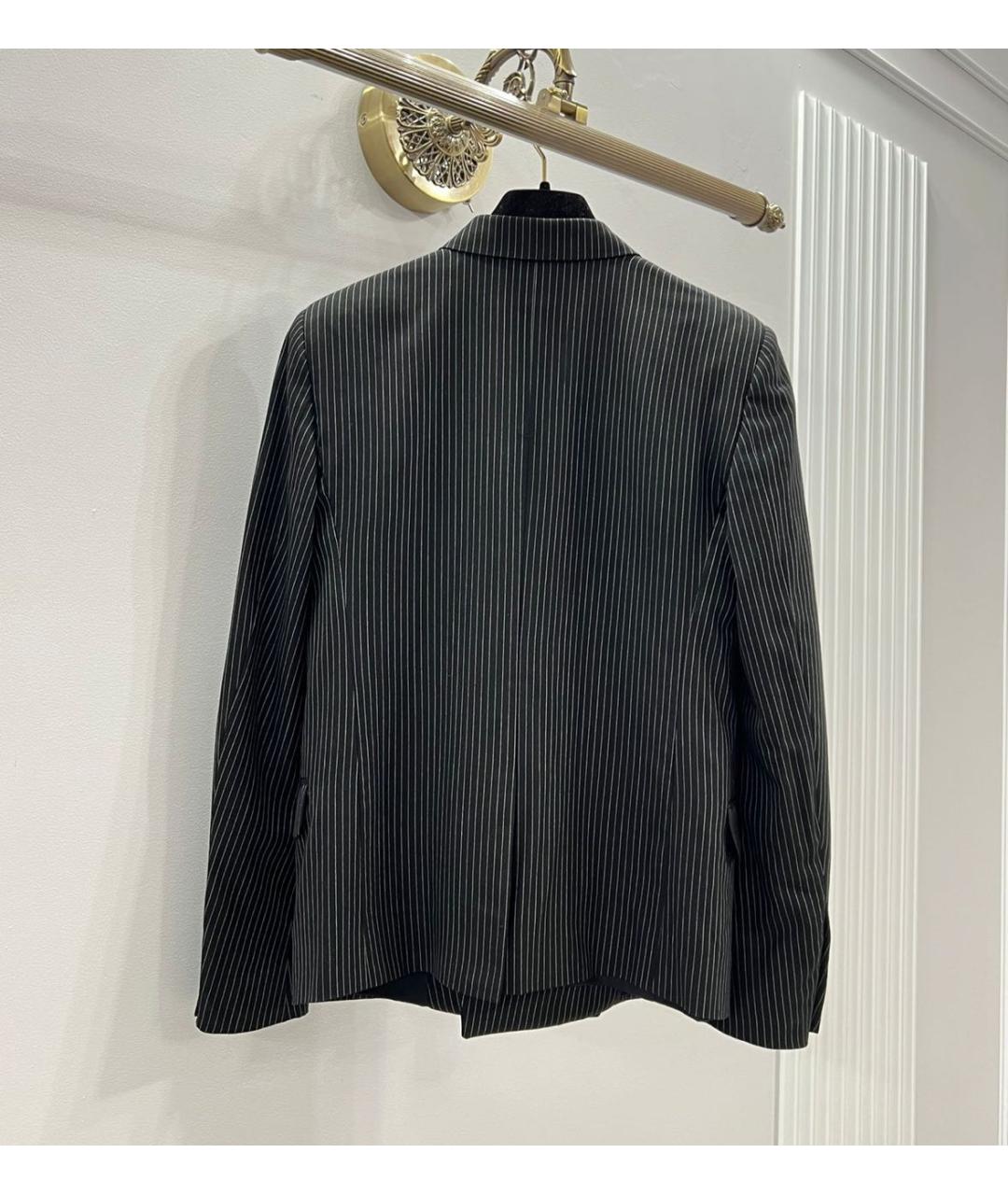 SAINT LAURENT Черный жакет/пиджак, фото 4