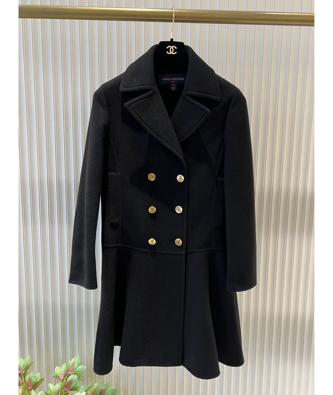 LOUIS VUITTON Черное пальто, фото 2
