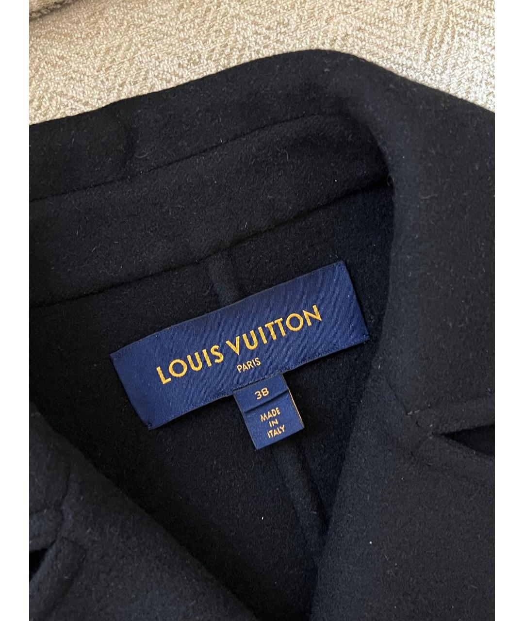 LOUIS VUITTON Черное пальто, фото 3