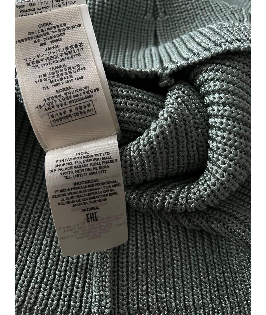 FENDI Зеленая футболка, фото 3