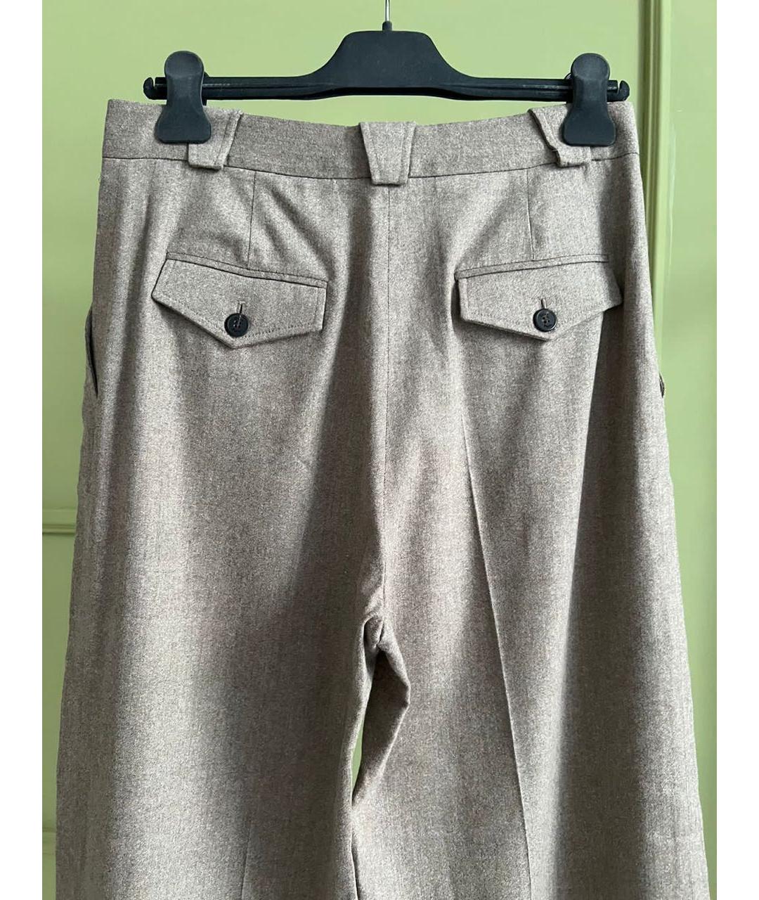 CHRISTIAN DIOR Бежевые брюки широкие, фото 8