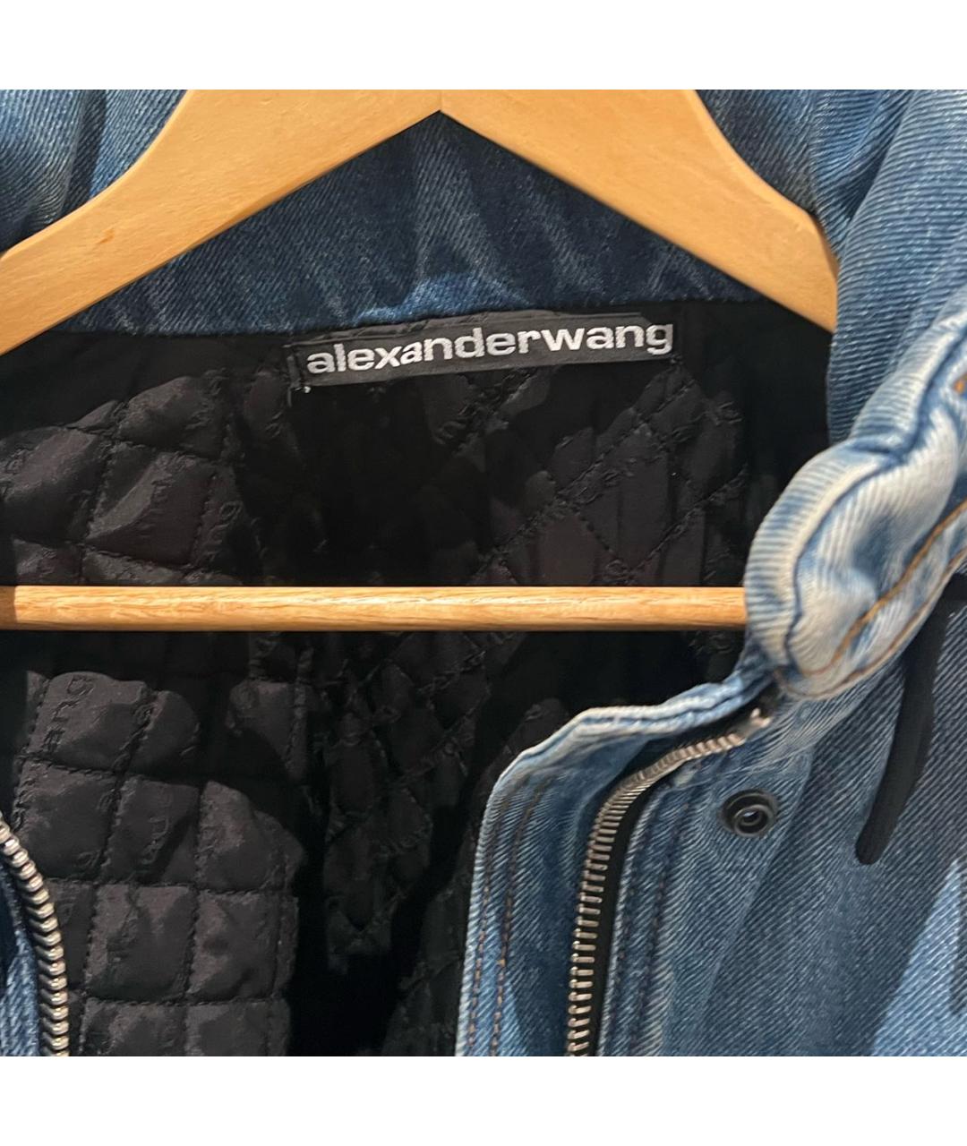 ALEXANDER WANG Голубая деним куртка, фото 3