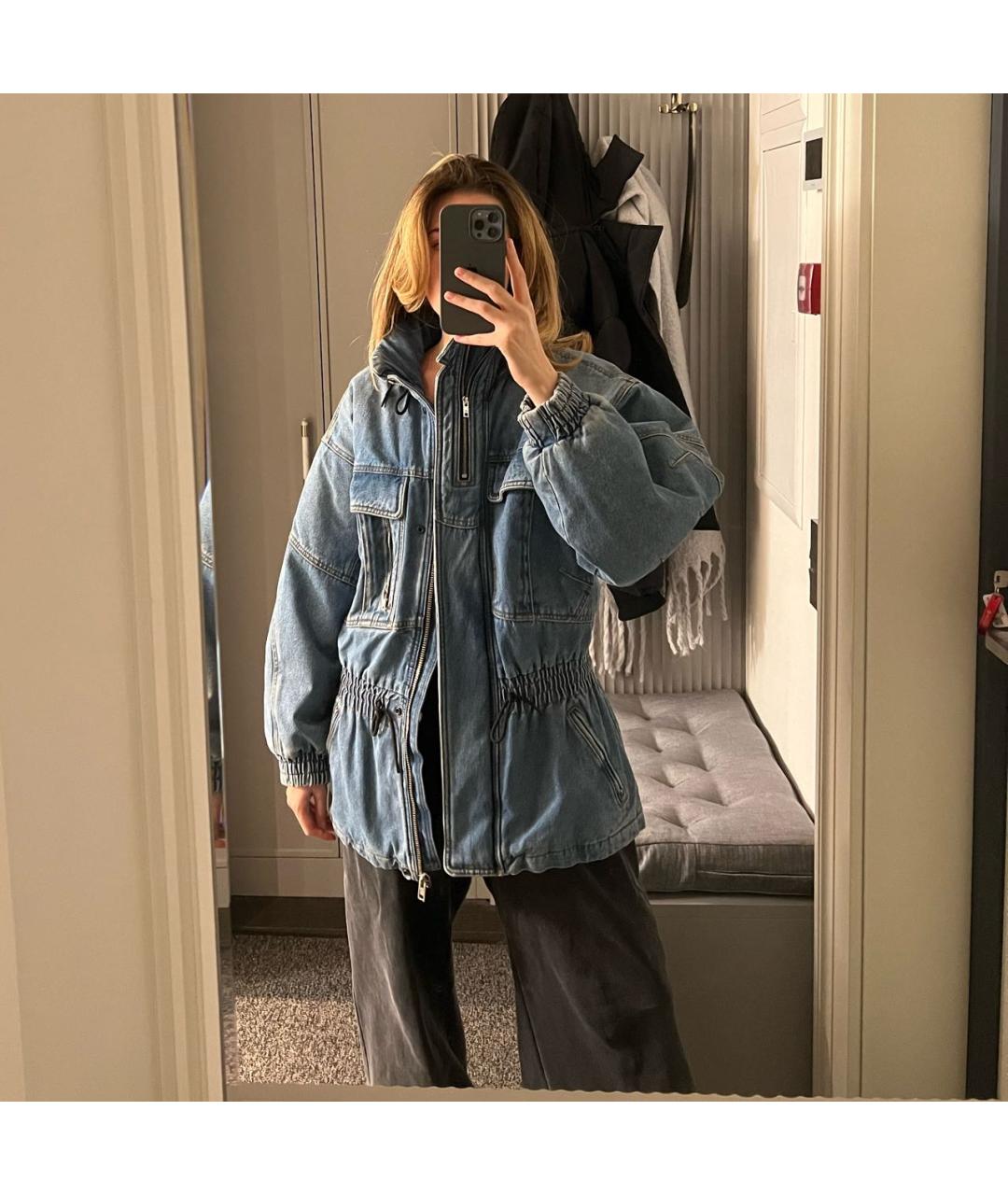 ALEXANDER WANG Голубая деним куртка, фото 5