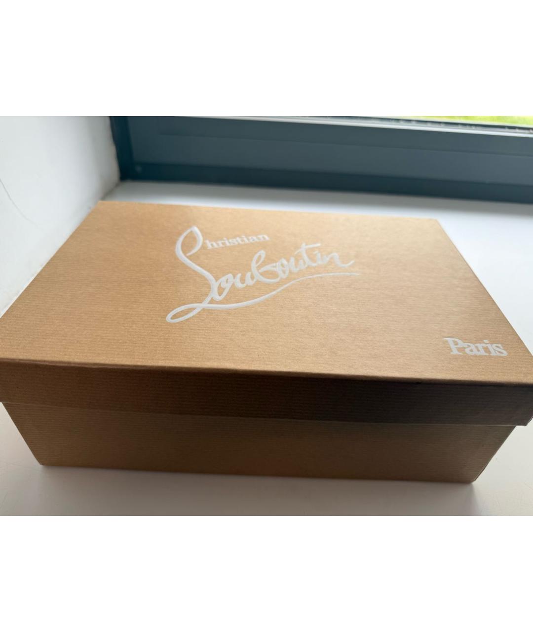 CHRISTIAN LOUBOUTIN Черные туфли из лакированной кожи, фото 4