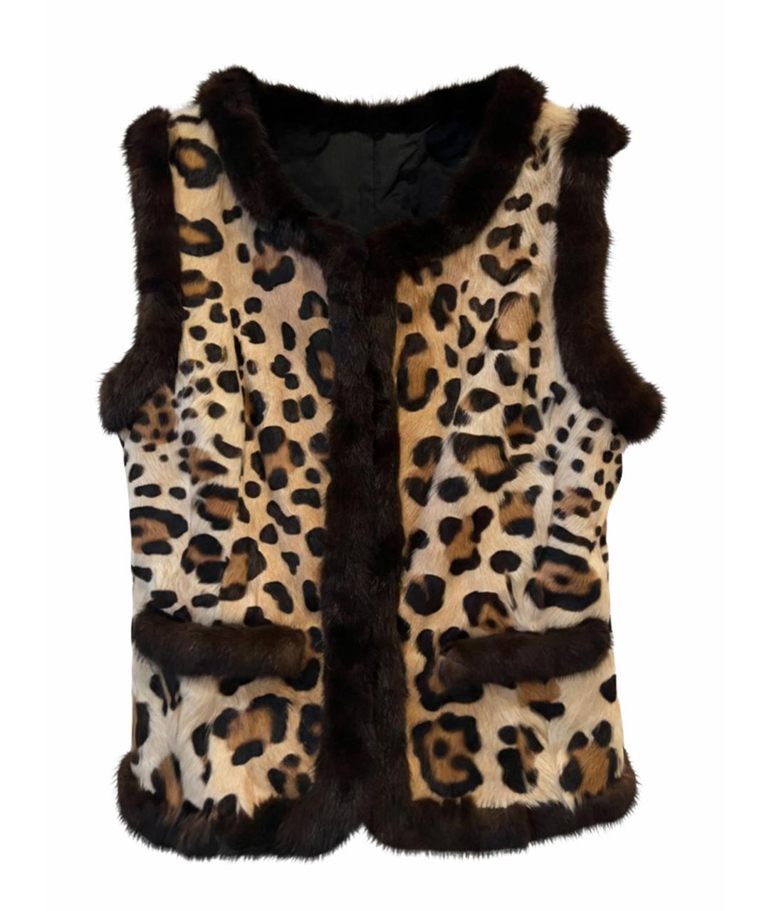 VALENTINO Коричневый жилет, фото 1