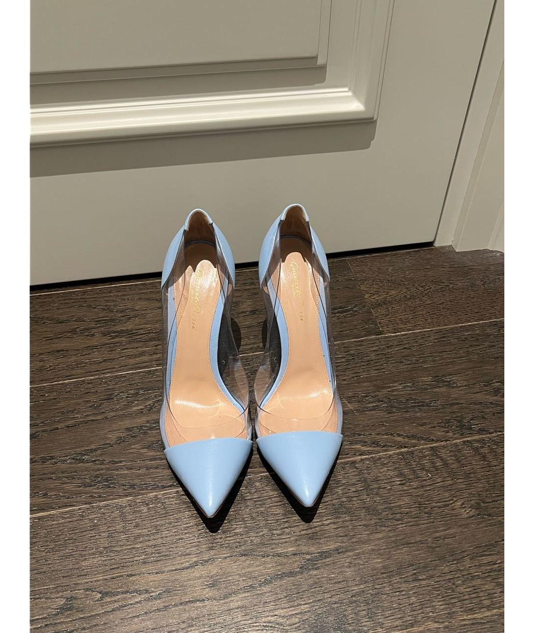 GIANVITO ROSSI Голубые туфли, фото 2