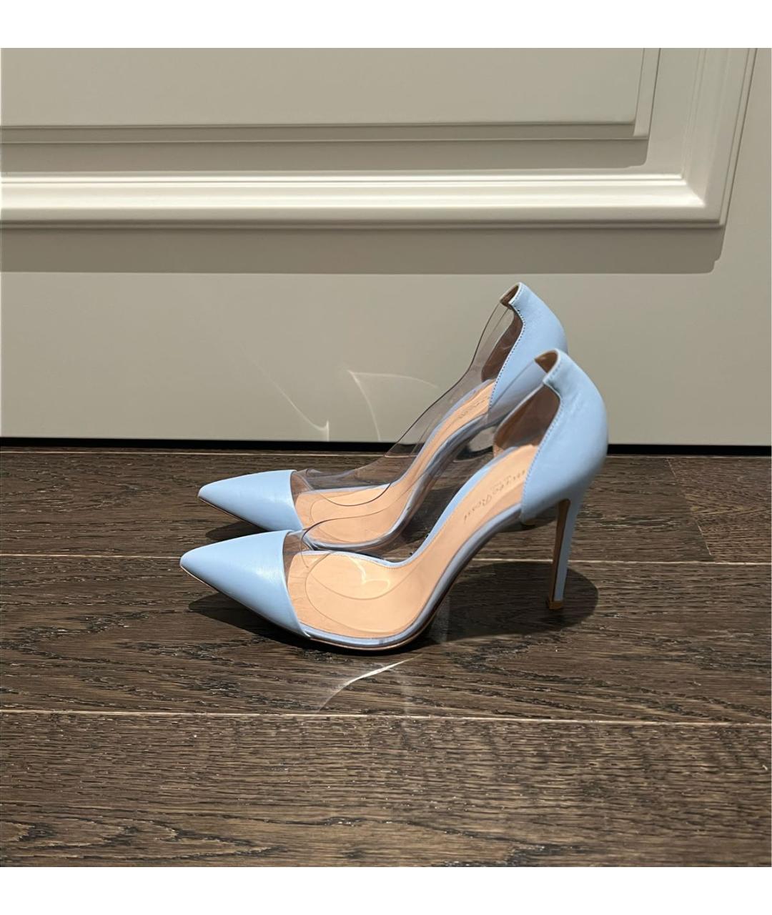 GIANVITO ROSSI Голубые туфли, фото 8