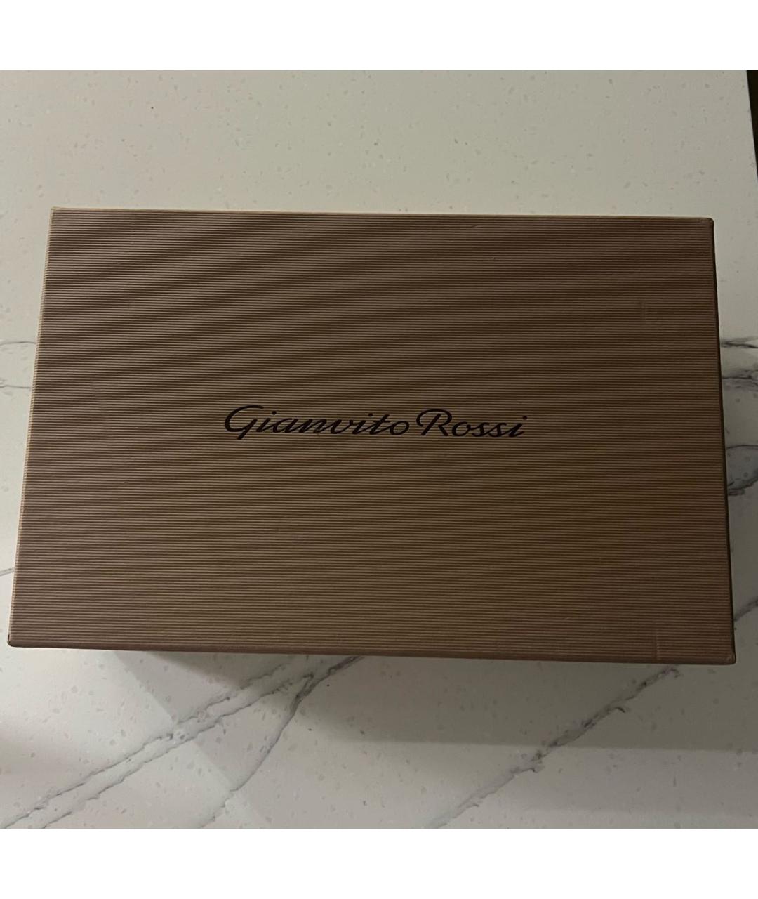 GIANVITO ROSSI Голубые туфли, фото 7