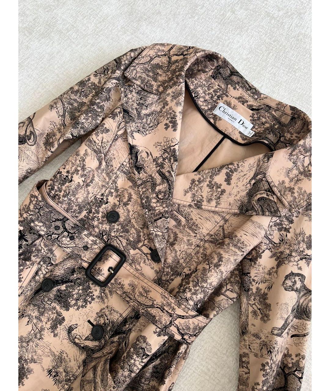 CHRISTIAN DIOR Мульти тренч/плащ, фото 2