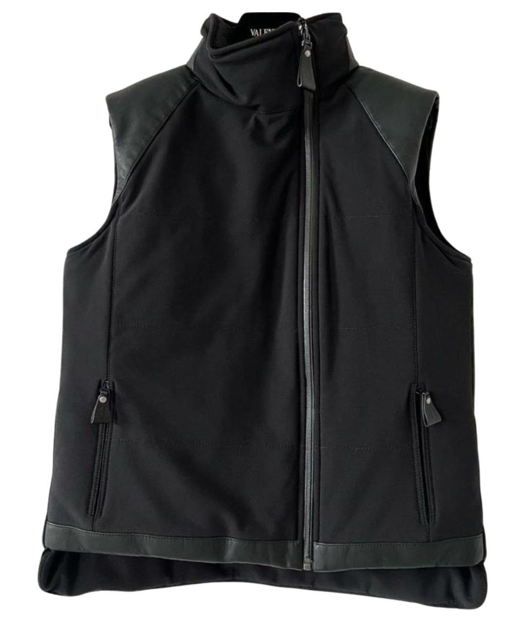 HERMES Черный полиамидовый жилет, фото 1