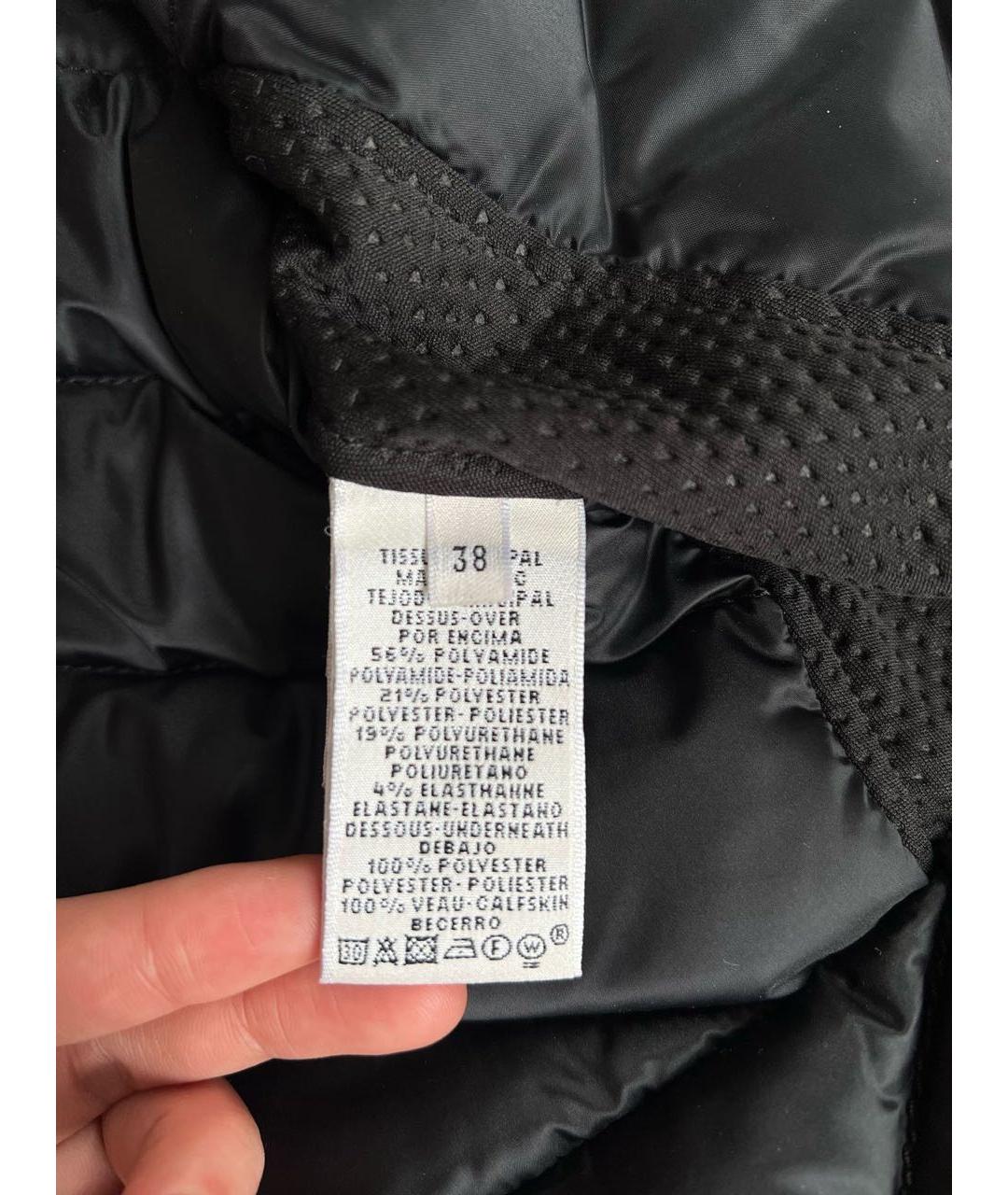 HERMES Черный полиамидовый жилет, фото 4