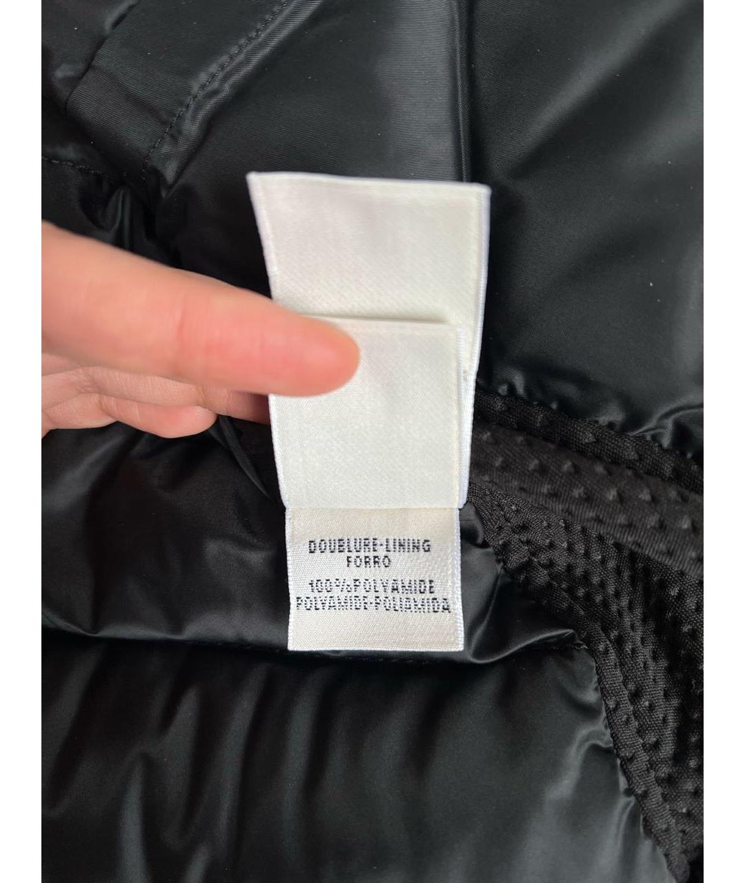 HERMES Черный полиамидовый жилет, фото 6