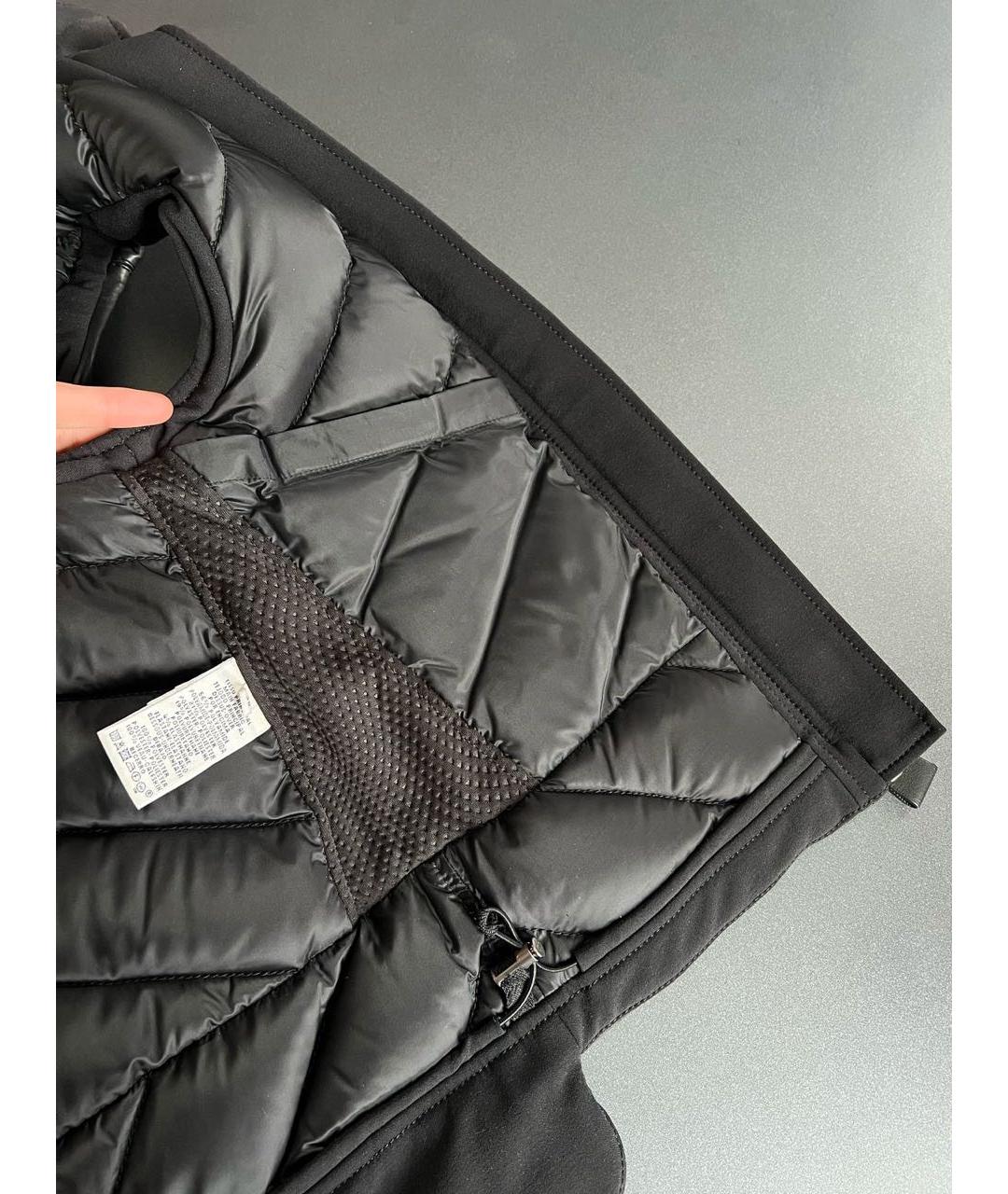 HERMES Черный полиамидовый жилет, фото 7