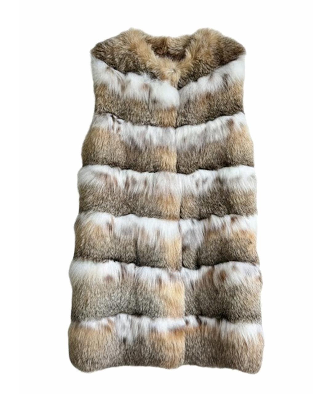 MARCO VANOLI Коричневый жилет, фото 1