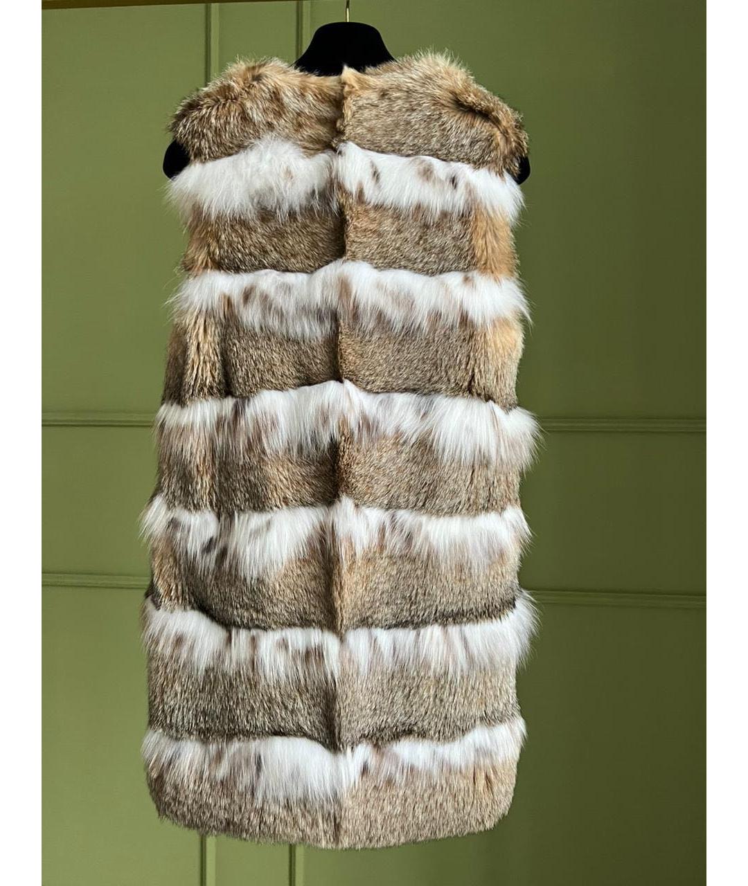 MARCO VANOLI Коричневый жилет, фото 3