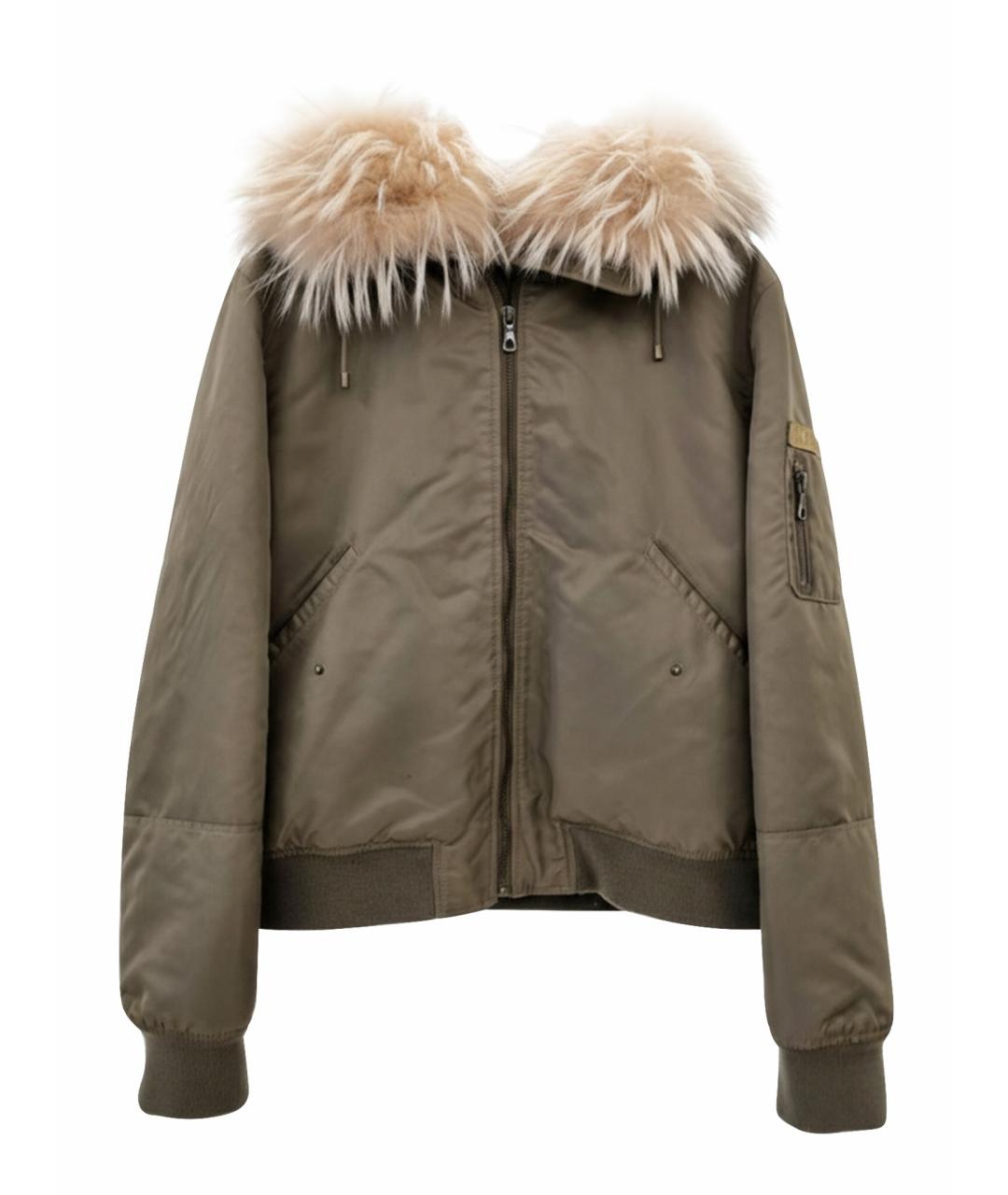 ARMY YVES SALOMON Коричневая куртка, фото 1