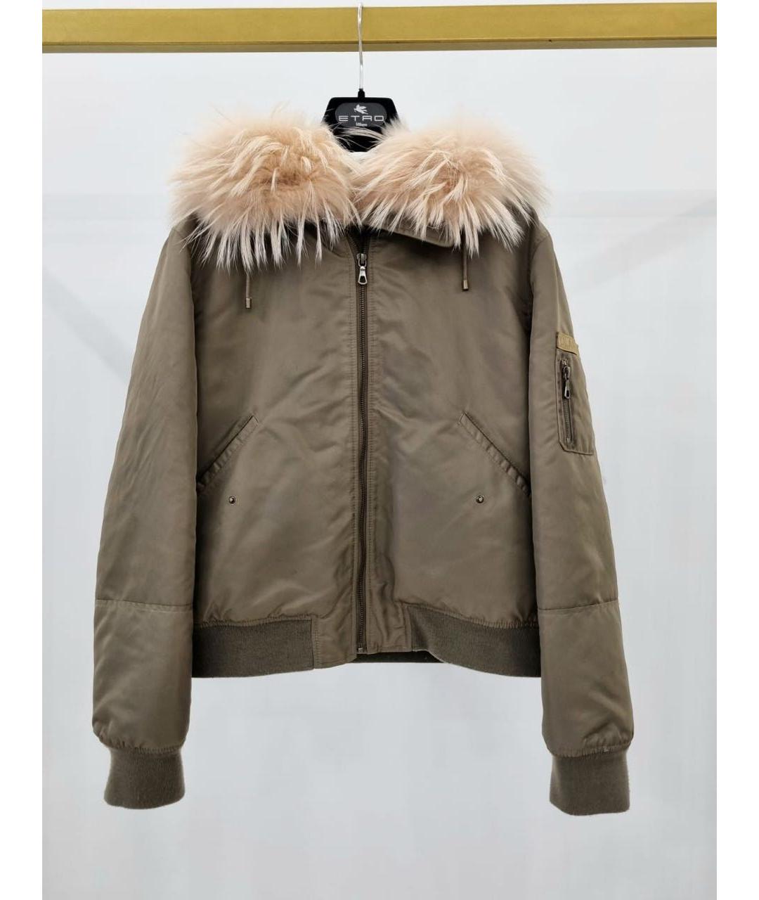 ARMY YVES SALOMON Коричневая куртка, фото 9