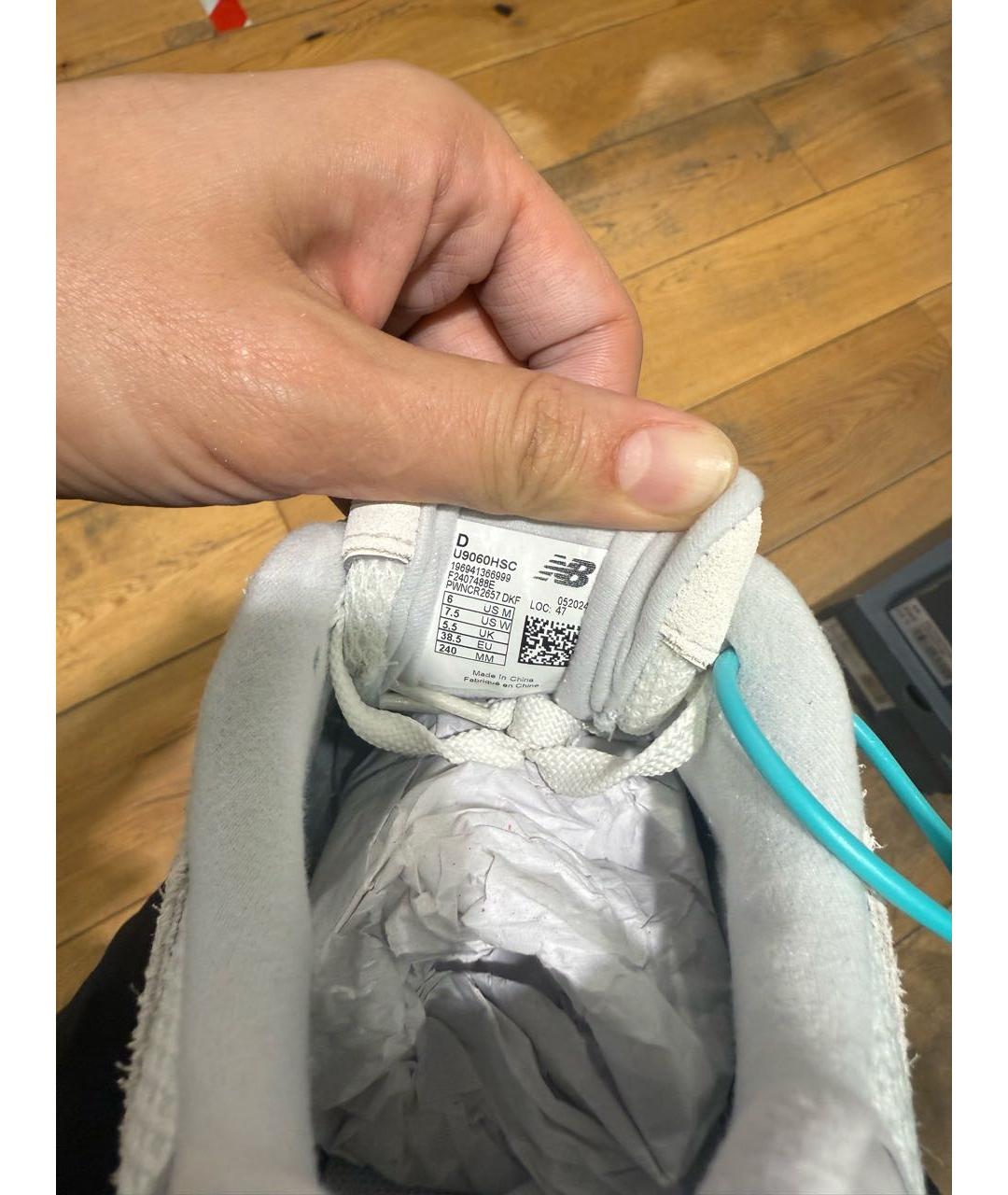 NEW BALANCE Белые синтетические кроссовки, фото 5