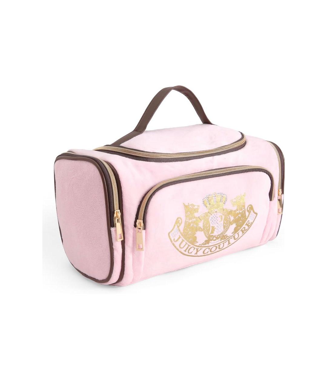 JUICY COUTURE Розовая синтетическая косметичка, фото 2