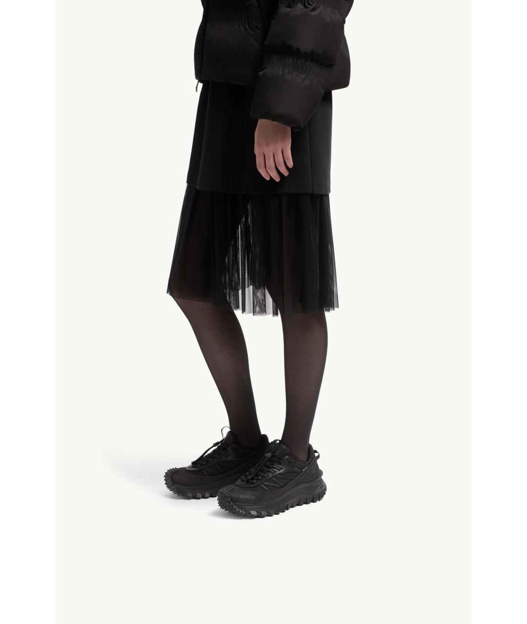 MONCLER Черные кроссовки, фото 2