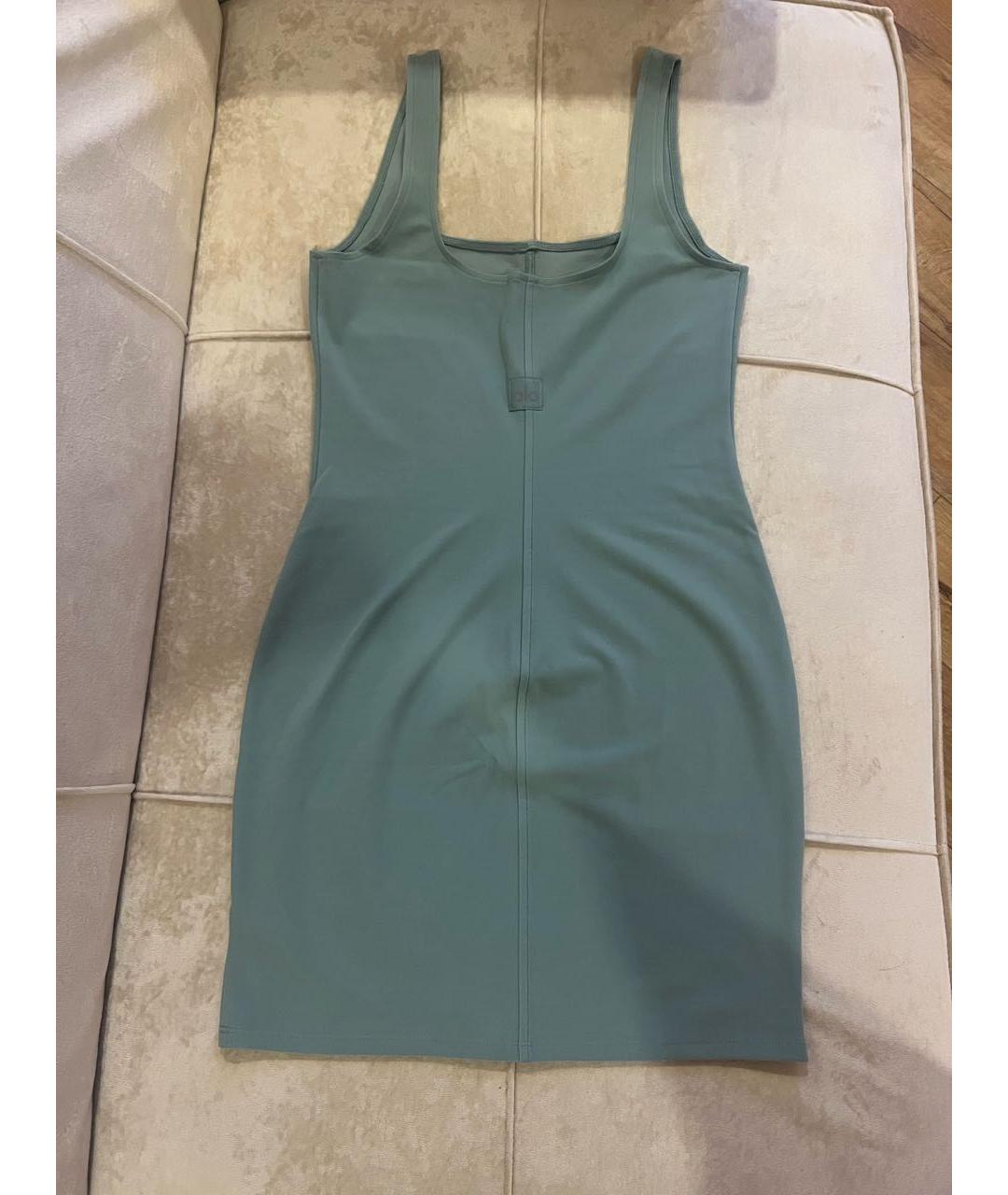 ALO YOGA Зеленые полиэстеровое повседневное платье, фото 2