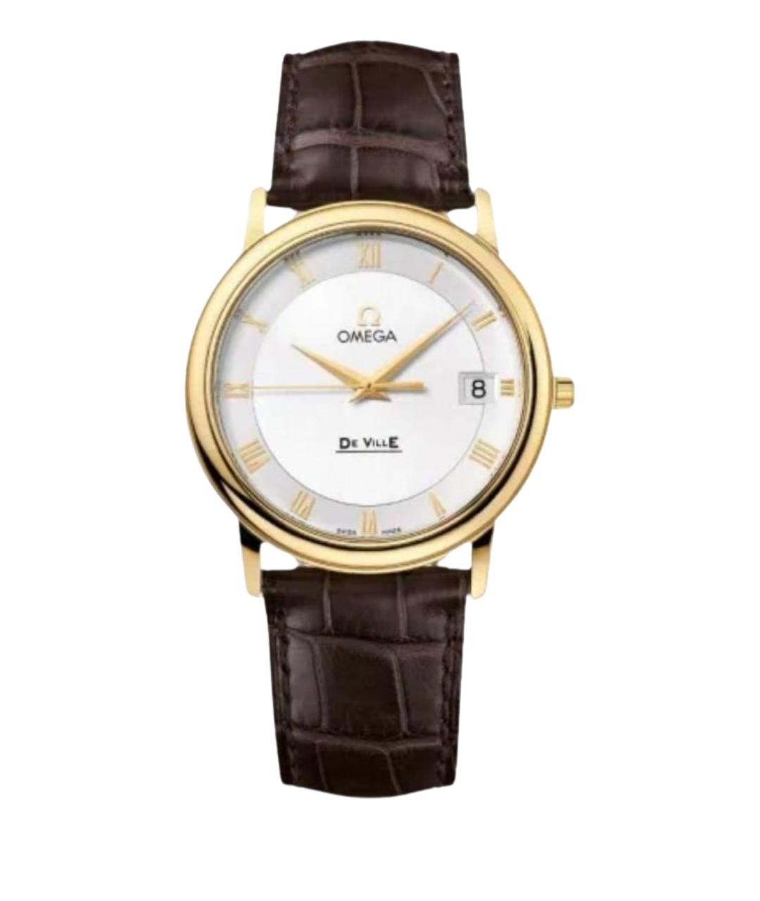 OMEGA Золотые часы из желтого золота, фото 1